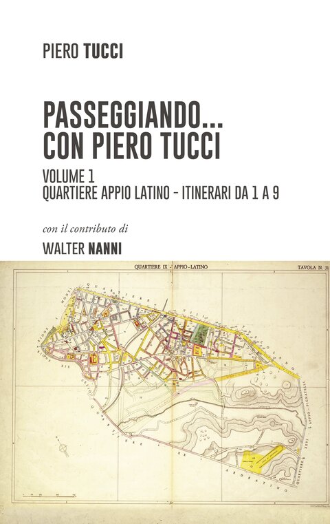 copertina Passeggiando... con Piero Tucci - 9791254741061